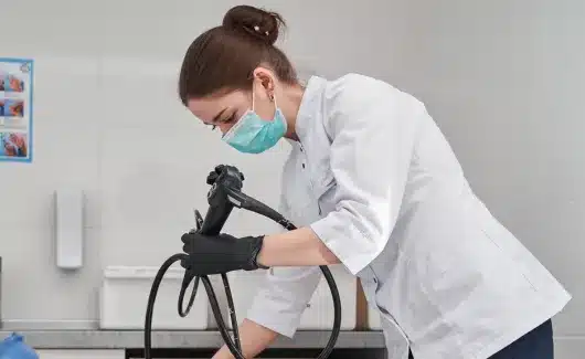 Colonoscopia 3 Exame de colonoscopia com imagem em alta definição